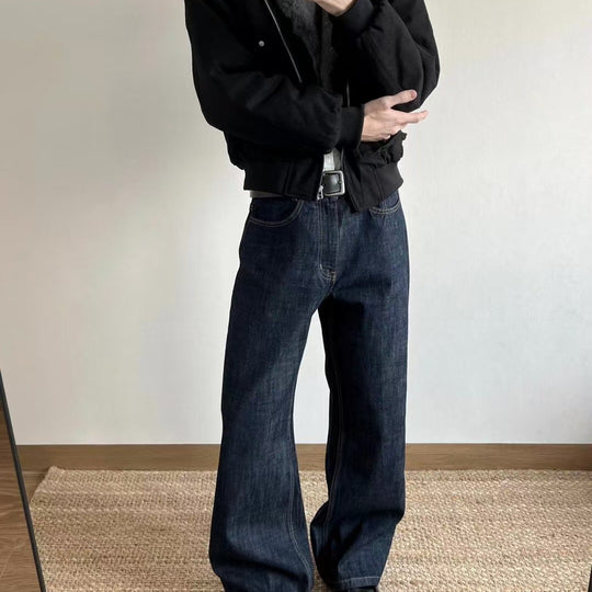 Damen Modische Weitgeschnittene Jeans Nord Taschen