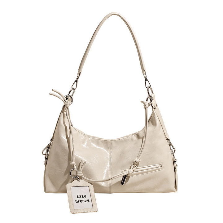 Damen Hobo-Tasche aus hochwertigem Kunstleder mit elegantem Kordelzug Nord Taschen
