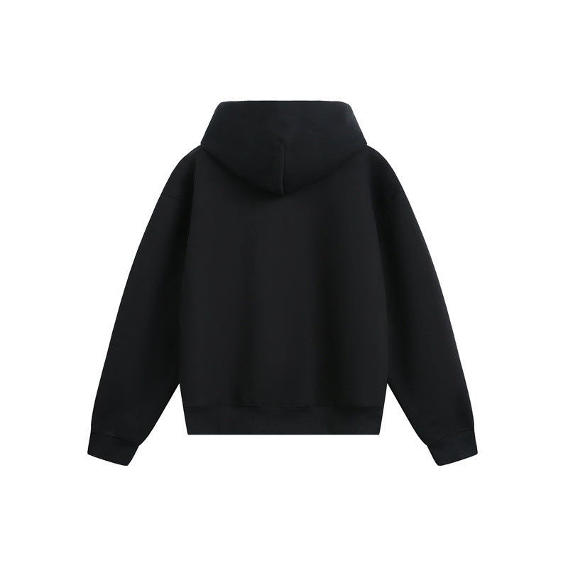 Unisex Kapuzenpullover im Oversize-Schnitt mit verschwommenem Figur-Grafikprint Nord Taschen