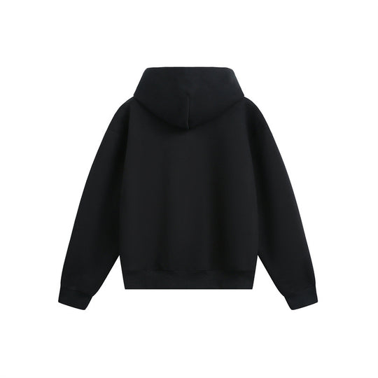 Unisex Kapuzenpullover im Oversize-Schnitt mit verschwommenem Figur-Grafikprint Nord Taschen