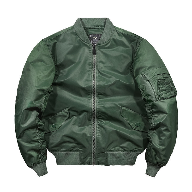 Herren Nylon-Flightbomber mit Ärmeltasche, gesteppter Thermo-Innenlage und geripptem Saum Nord Taschen