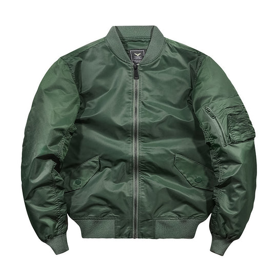 Herren Nylon-Flightbomber mit Ärmeltasche, gesteppter Thermo-Innenlage und geripptem Saum Nord Taschen