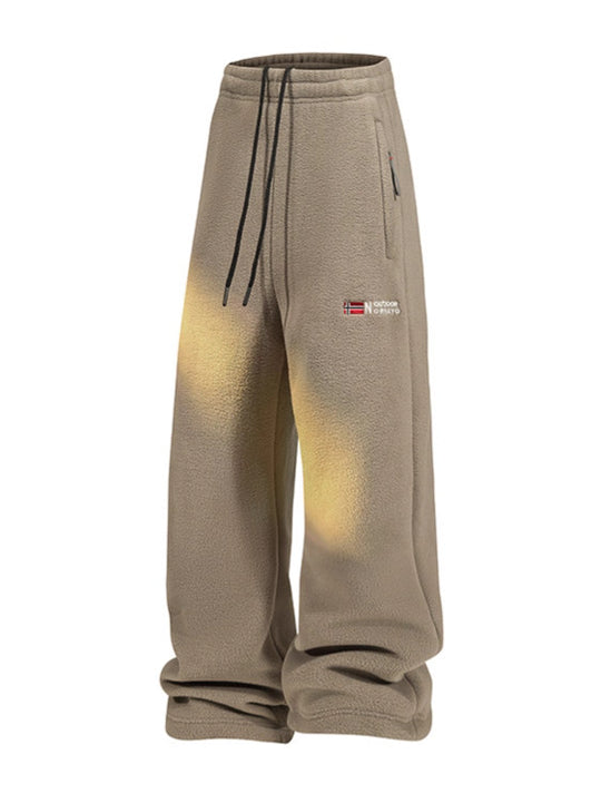 Damen Fleece-Hose mit elastischem Bund, Reißverschlusstaschen und Thermo-Innenfutter Nord Taschen
