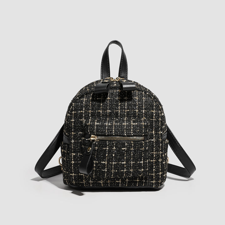Damen Rucksacktasche mit elegantem Gewebe und praktischen Reißverschluss Nord Taschen