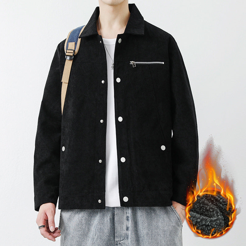 Herren Cordjacke Nord Taschen