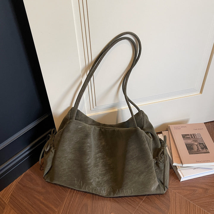 Damen Beuteltasche aus weichem Kunstleder mit verstellbarem Trageriemen Nord Taschen