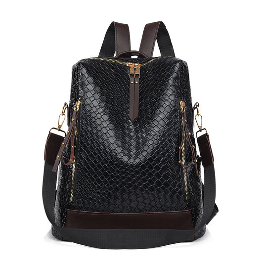 Damen eleganter Rucksack mit trendigem Schlangenleder-Design Nord Taschen