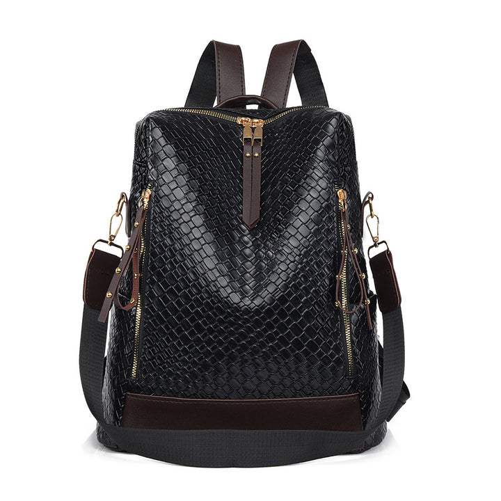 Damen eleganter Rucksack mit trendigem Schlangenleder-Design Nord Taschen