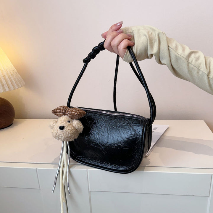 Damen kleine Umhängetasche mit einzigartigem Tieranhänger Nord Taschen
