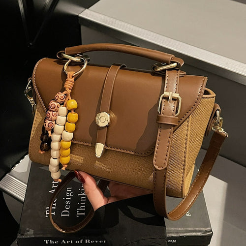Damen elegante Umhängetasche mit herausnehmbarem Anhänger Nord Taschen