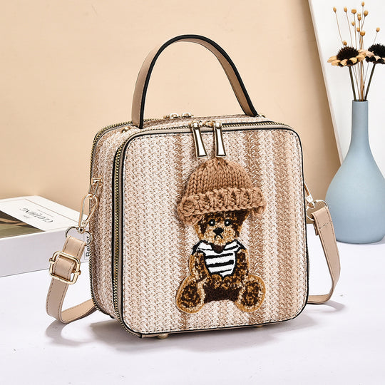 Damen Umhängetasche mit einzigartigem Teddy-Design Nord Taschen