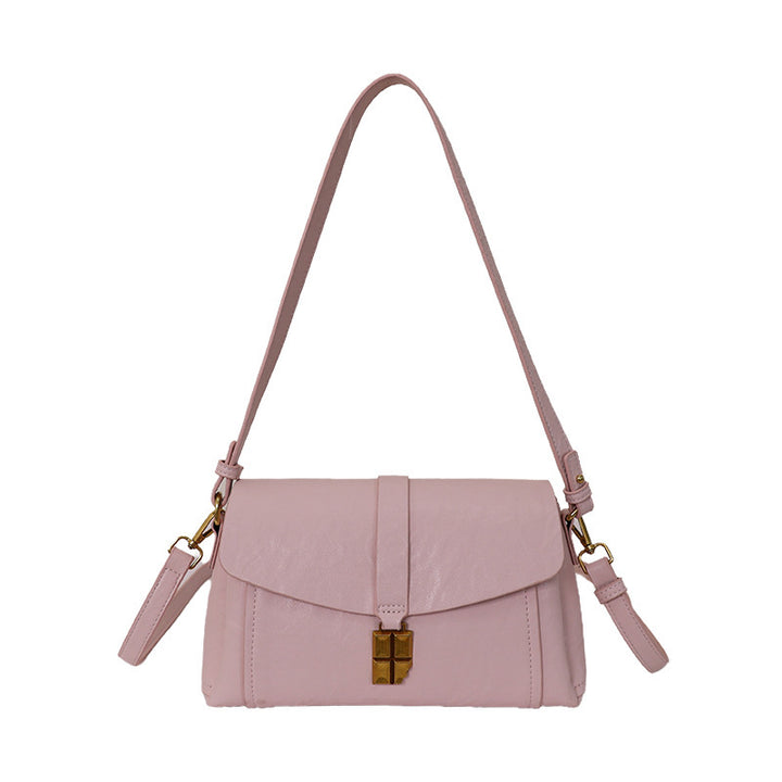 Damen Umhängetasche mit elegantem Klappverschluss und abnehmbarem Schulterriemen Nord Taschen