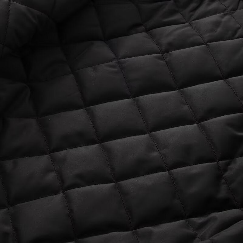 Damen Übergroße Kapuzenjacke im Bomberstil mit Kordzug, reflektierenden Paspeln und elastischem Saum Nord Taschen