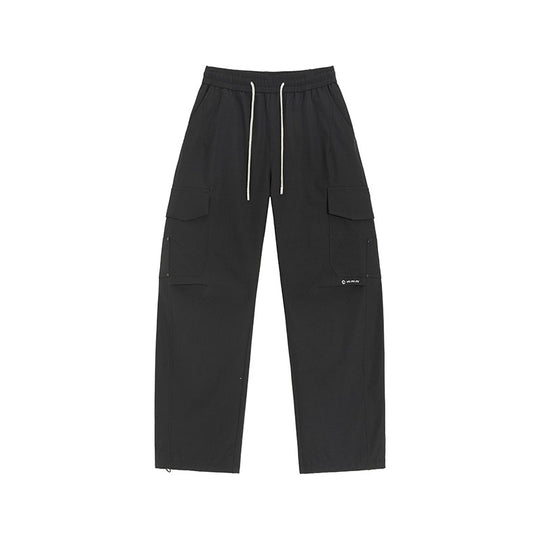 Herren Cargo-Freizeithose mit elastischem Bund, Kordelzug & aufgesetzten Klappentaschen Nord Taschen