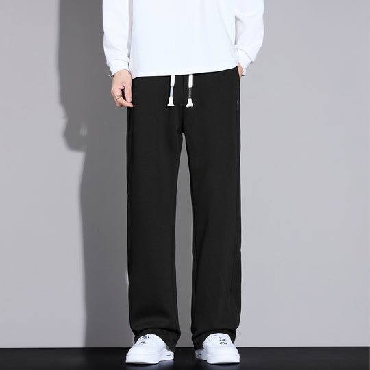 Herren Locker geschnittene Sweatpants mit Kordelzug und geradem Bein Nord Taschen