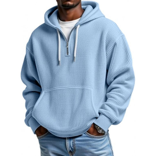Herren Lässiger Kapuzensweater mit innovativer Struktur Nord Taschen