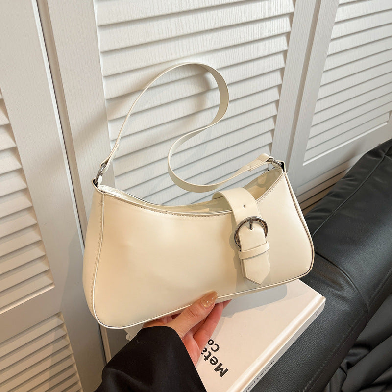 Damen elegante Handtasche mit originellem Schnallenverschluss Nord Taschen