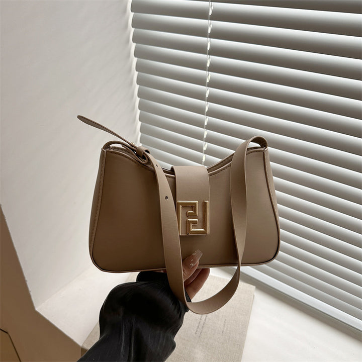 Damen modische Schultertasche mit elegantem Verschluss Nord Taschen