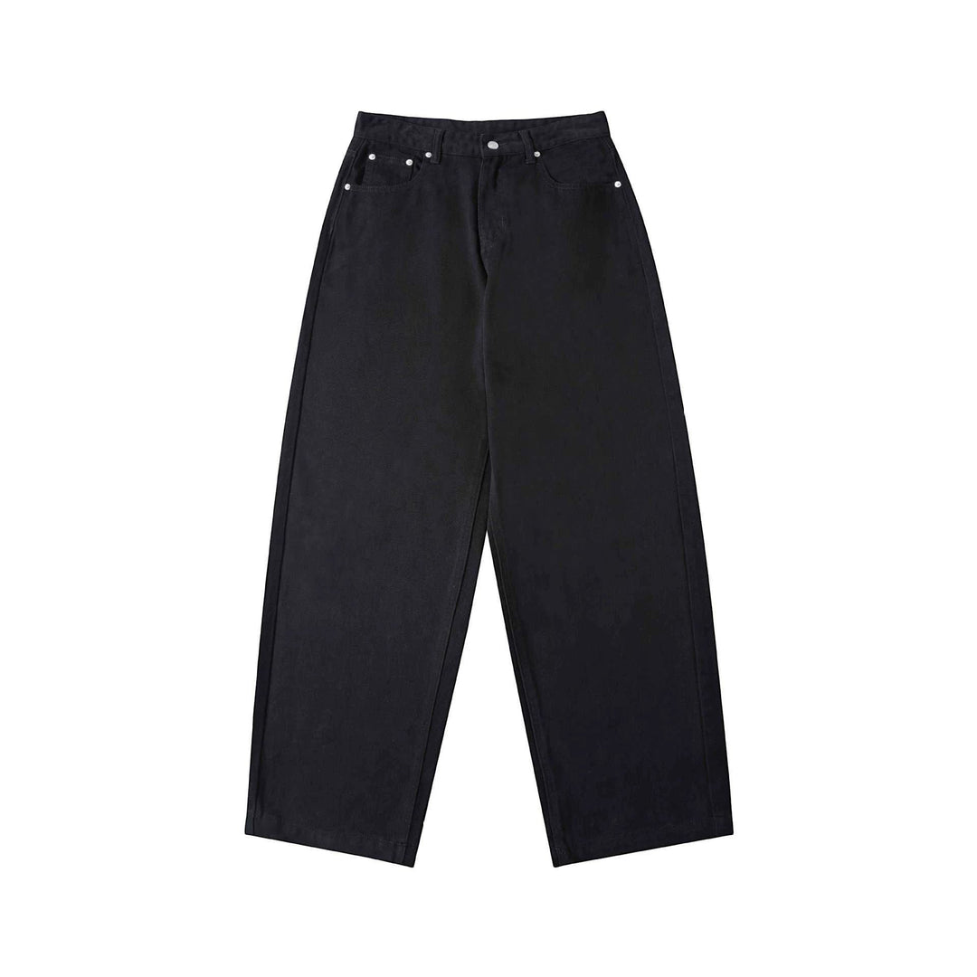 Damen High‑Waist Cropped-Jeans mit weitem Bein und Five‑Pocket Details Nord Taschen