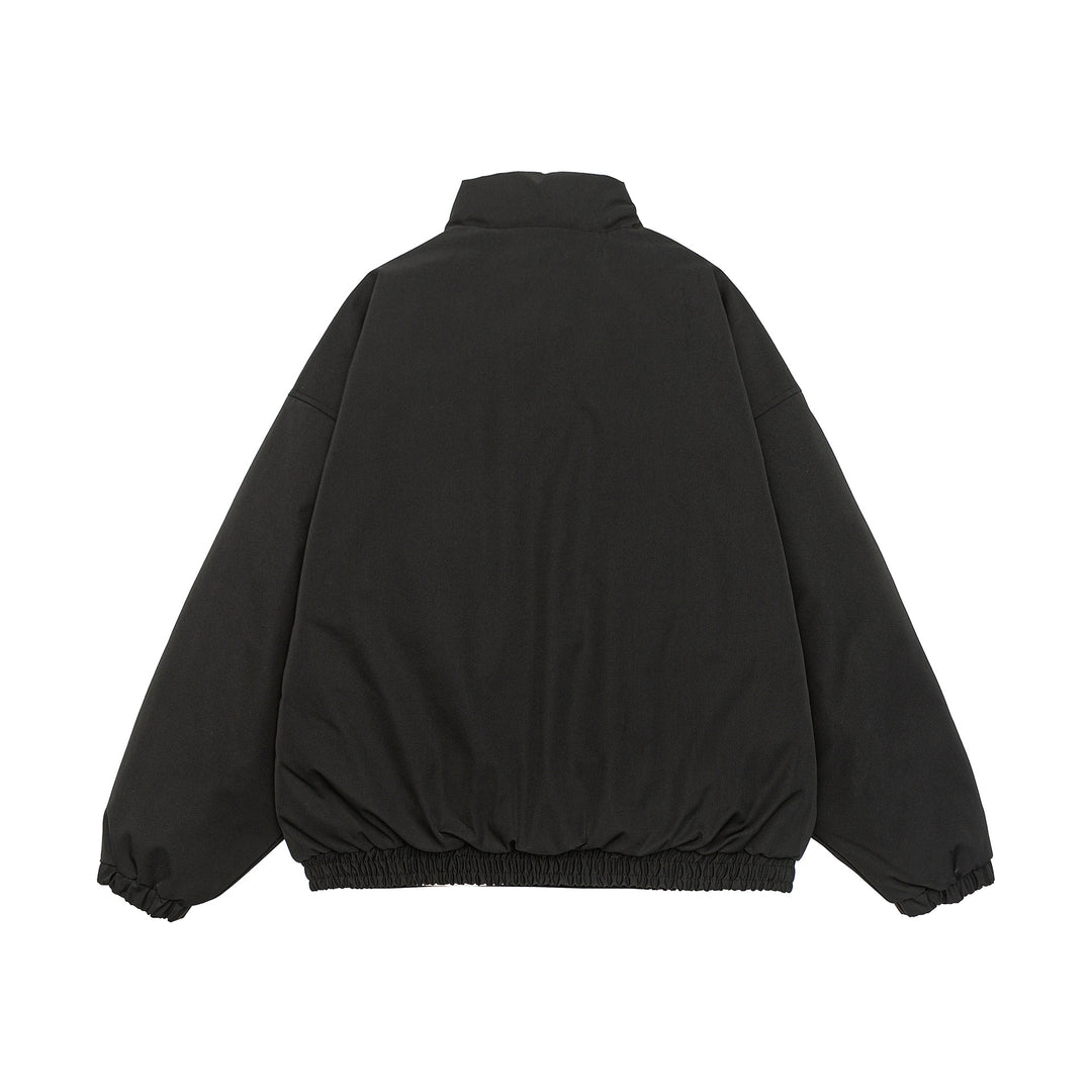 Herren Gekürzte Boxy Steppjacke mit hohem Stehkragen, elastischem Saum und Pattentaschen Nord Taschen