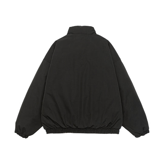 Herren Gekürzte Boxy Steppjacke mit hohem Stehkragen, elastischem Saum und Pattentaschen Nord Taschen