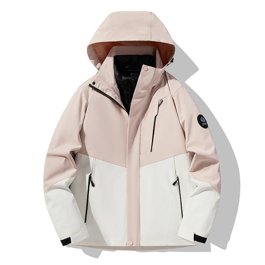 Herren Dreifach kombinierbare Funktionsjacke mit abnehmbarer Steppweste Nord Taschen