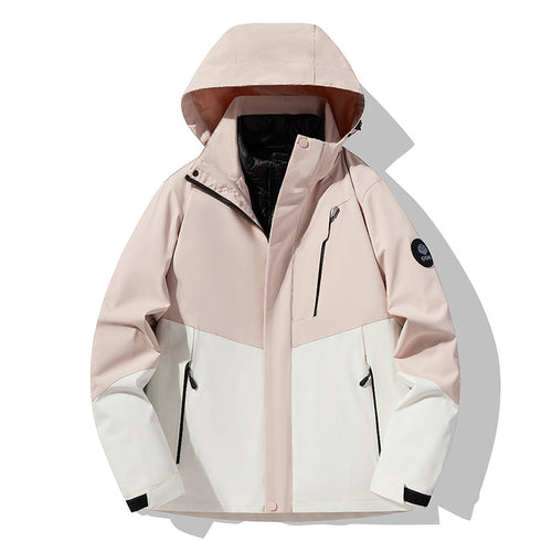 Herren Dreifach kombinierbare Funktionsjacke mit abnehmbarer Steppweste Nord Taschen