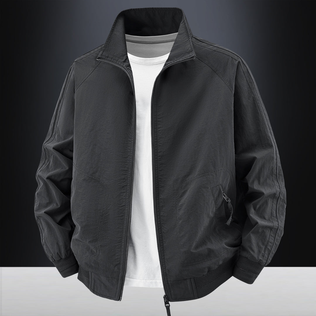 Herren Freizeitjacke mit hohem Kragen Nord Taschen