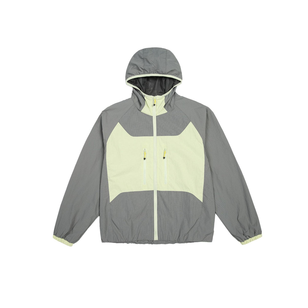 Unisex Leichte Kapuzen-Windjacke mit Ripstop‑Material, Colourblock‑Einsätzen und Fronttaschen Nord Taschen