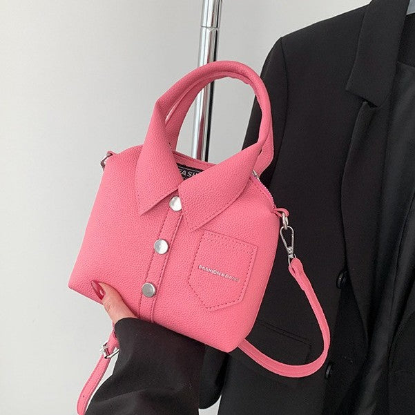Damen Mini-Handtasche im Shirt-Design mit verstellbarem Schulterriemen Nord Taschen