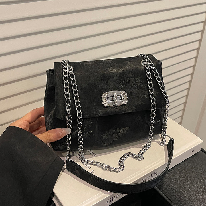 Damen Clutch Tasche mit elegantem Schmuckverschluss Nord Taschen