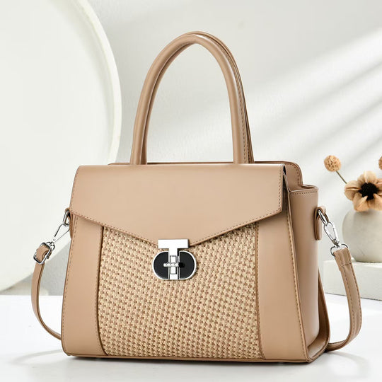 Damen Designer-Handtasche mit strukturierten Oberflächen und abnehmbarem Schulterriemen Nord Taschen