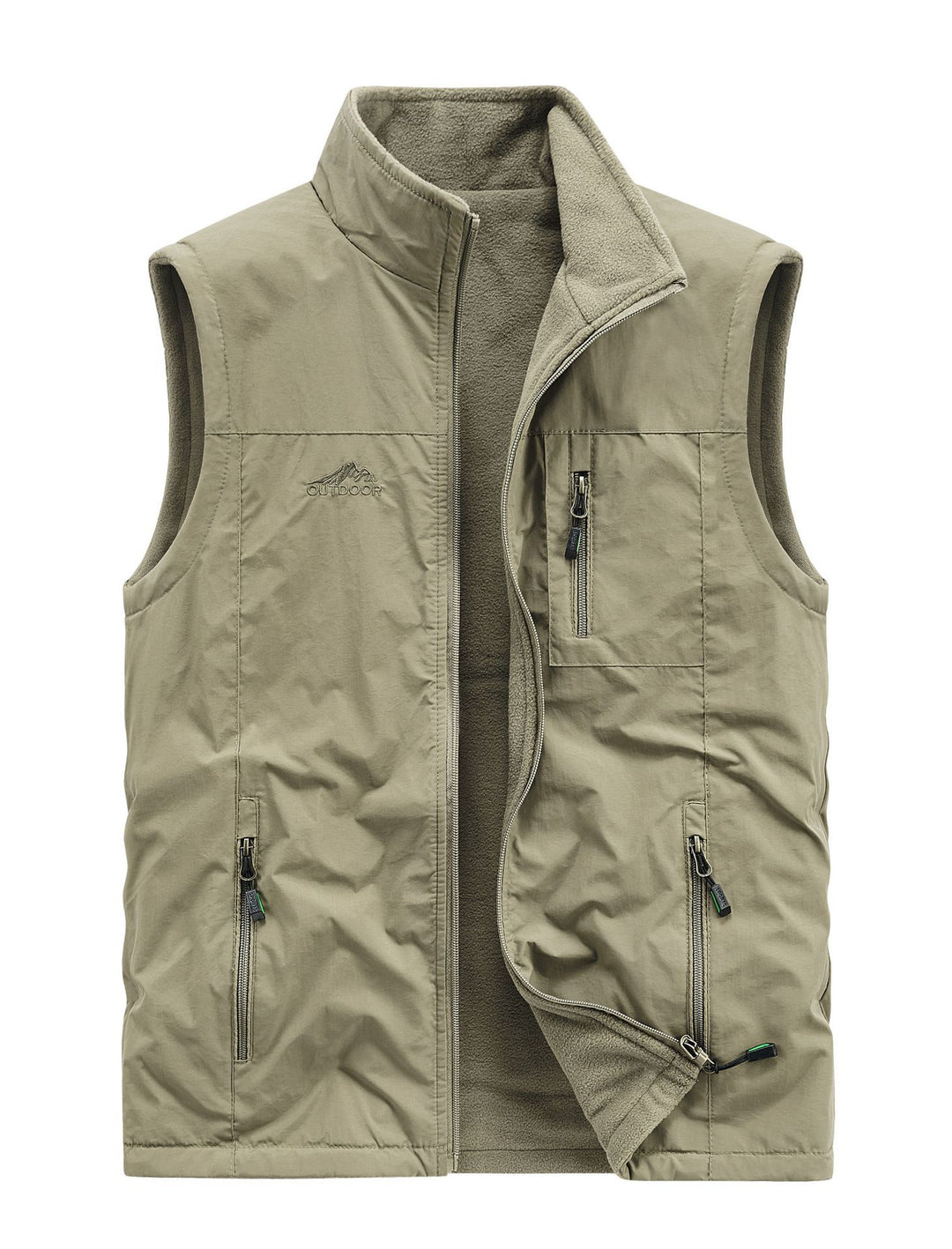 Herren Multifunktionale Fleece-Weste Nord Taschen