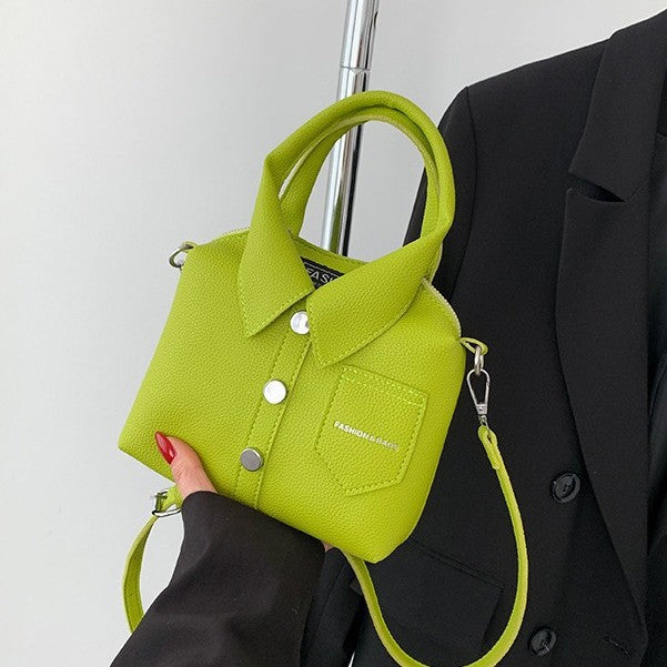 Damen Mini-Handtasche im Shirt-Design mit verstellbarem Schulterriemen Nord Taschen