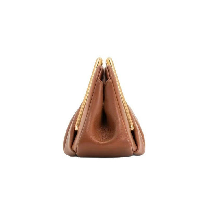 Damen Designer Clutch mit innovativem Drapé Nord Taschen