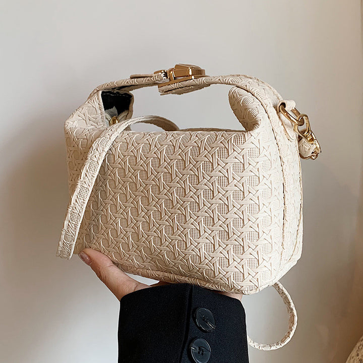Damen strukturiertes Handtaschen-Design mit abnehmbarem Schulterriemen Nord Taschen