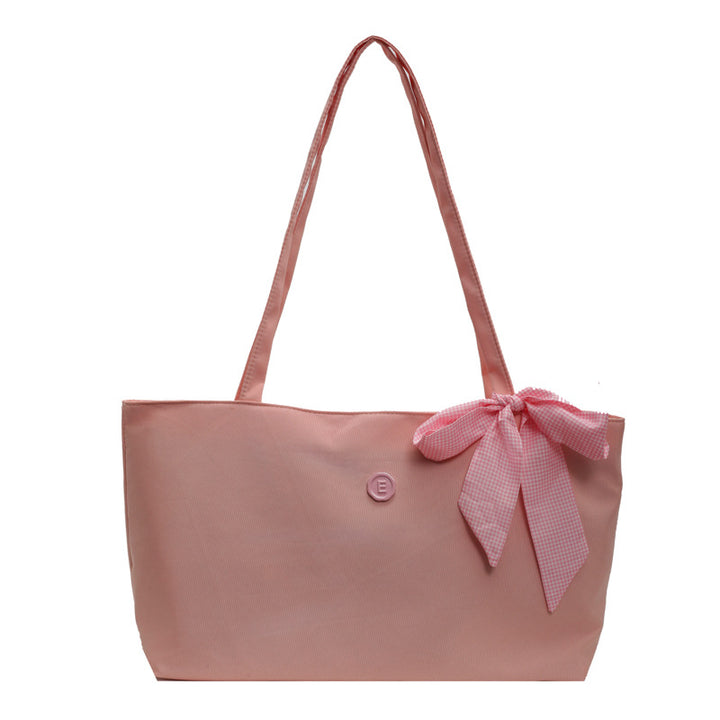Damen elegante Beuteltasche mit dekorativem Schleifen-Detail Nord Taschen