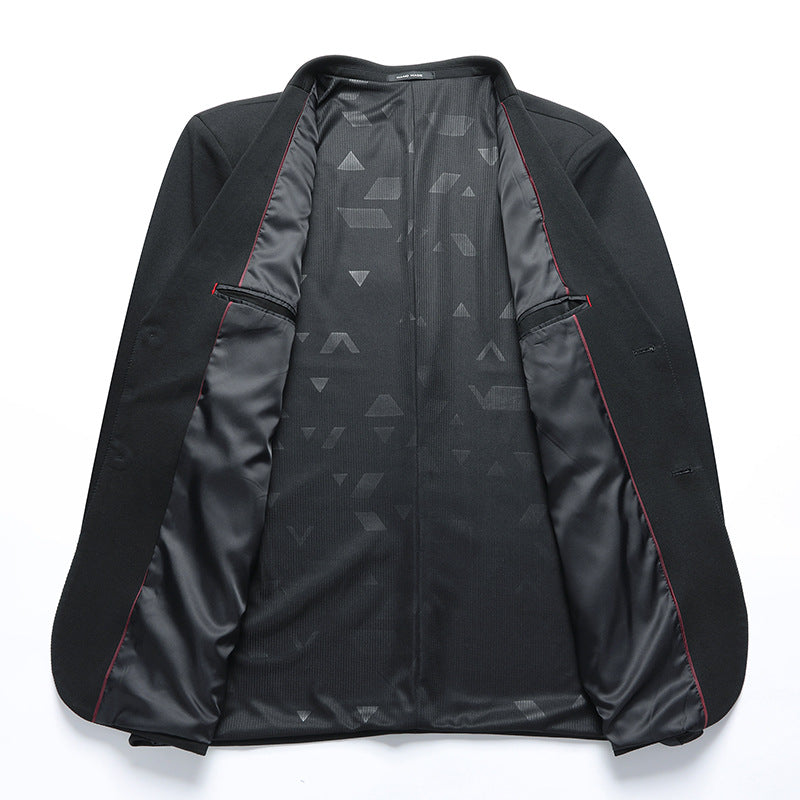 Herren Elegantes Einreihiges Sakko mit atmungsaktivem Wollmix und aufgesetzten Taschen Nord Taschen