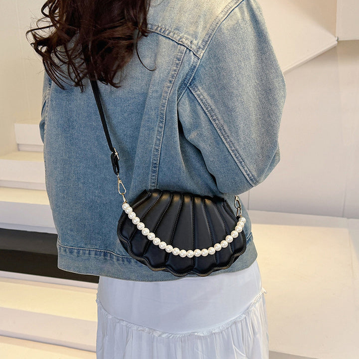 Damen Clutch Tasche mit Perlenschmuck von Nord Taschen