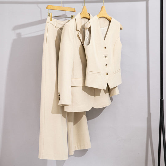 Damen Lang geschnittener Wollmix-Blazer mit Ein-Knopf-Verschluss und Pattentaschen Nord Taschen