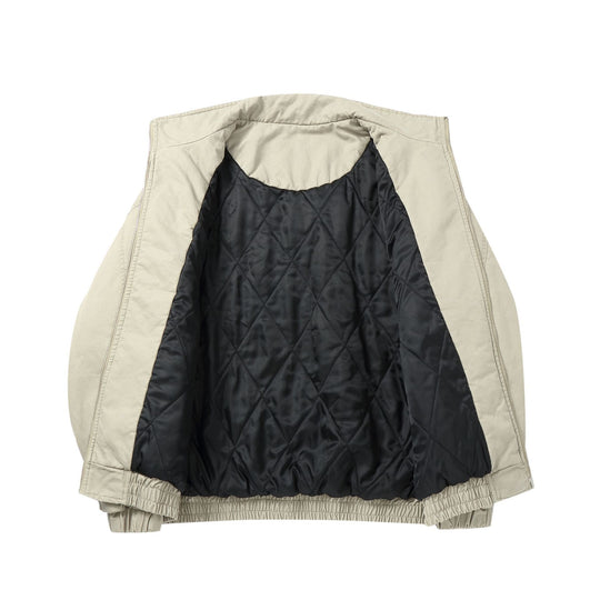 Damen Boxy-wattierte Bomberjacke mit hohem Stehkragen und elastischem Saum Nord Taschen