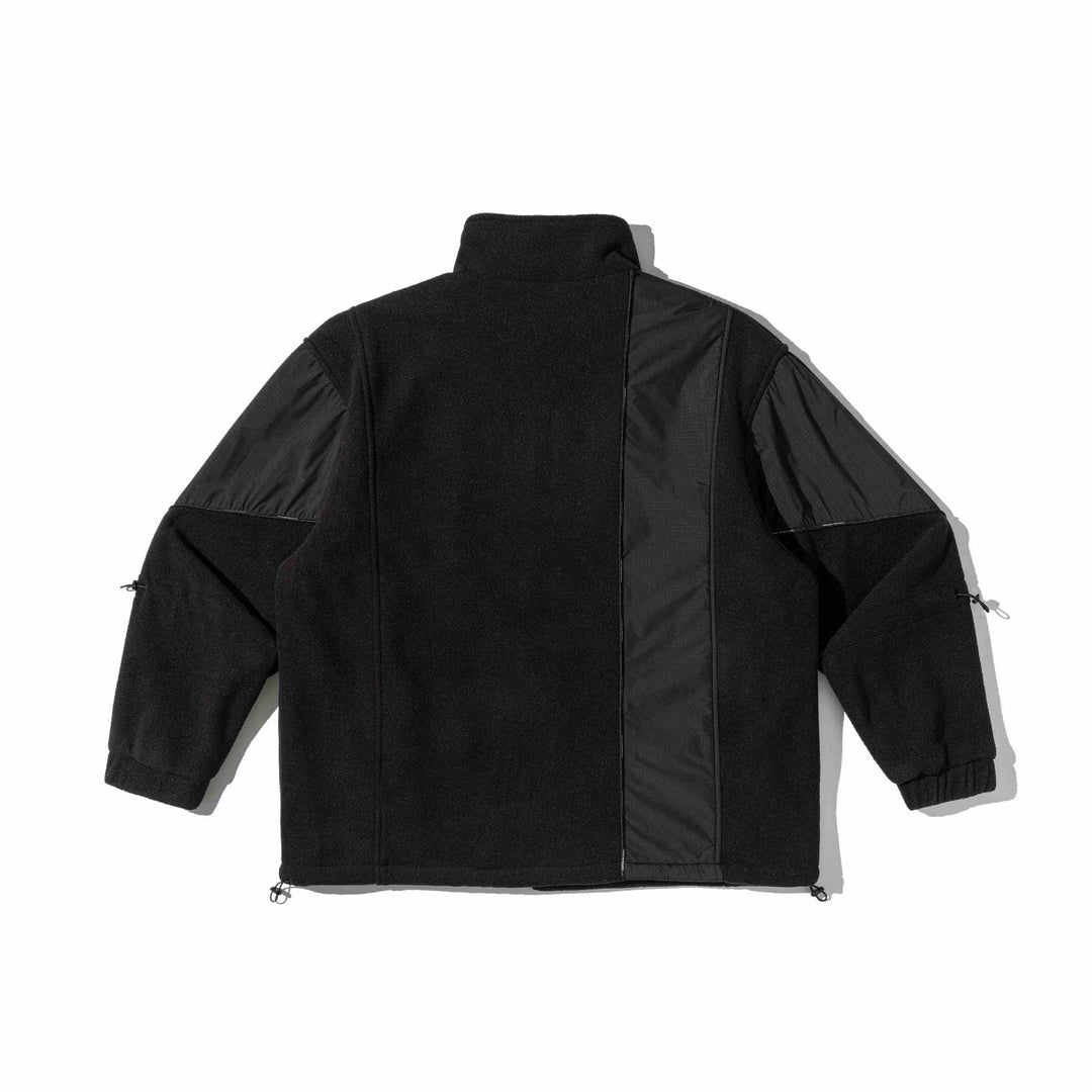 Unisex Kurz geschnittene technische Fleece‑Utilityjacke mit hohem Stehkragen und Multifunktions‑Taschen Nord Taschen