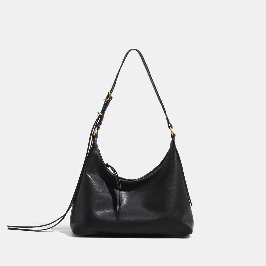 Damen Hobo-Tasche aus hochwertigem Leder mit verstellbarem Schulterriemen Nord Taschen