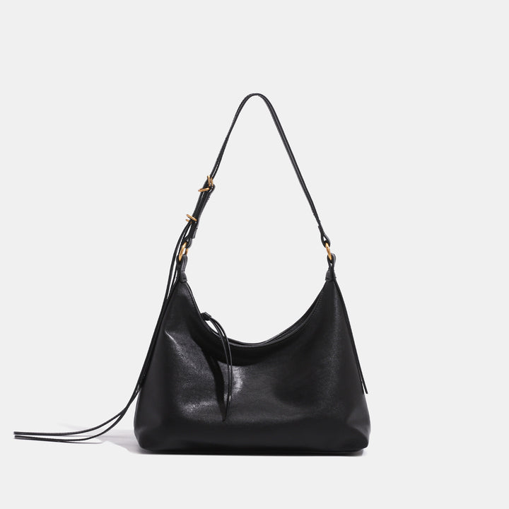 Damen Hobo-Tasche aus hochwertigem Leder mit verstellbarem Schulterriemen Nord Taschen