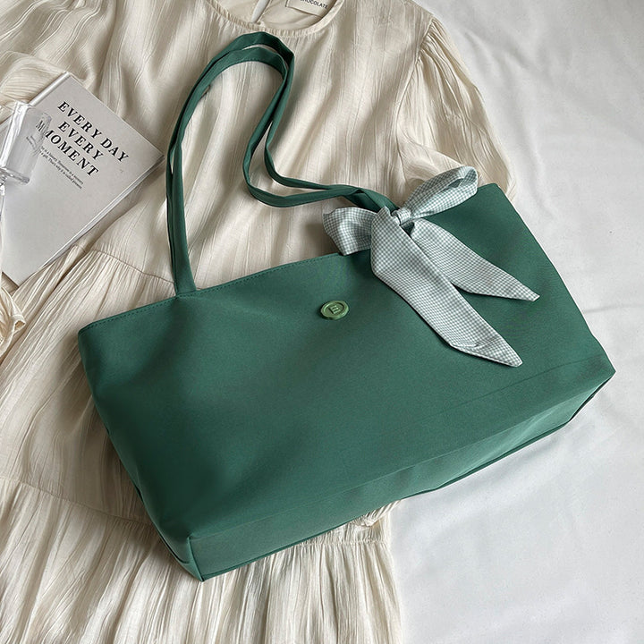 Damen elegante Beuteltasche mit dekorativem Schleifen-Detail Nord Taschen