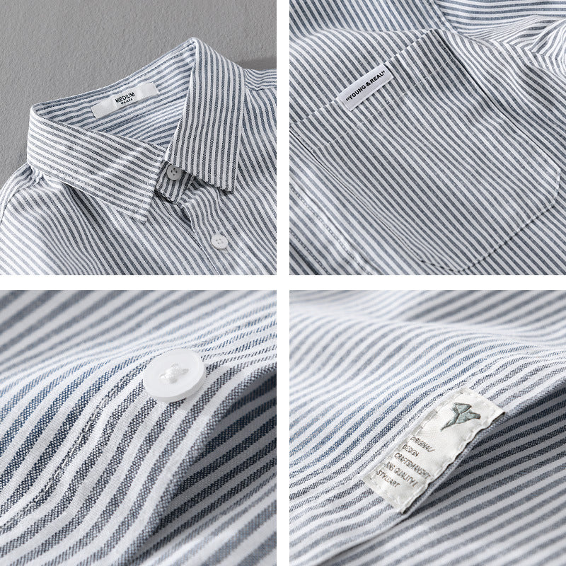 Herren Feines Cordhemd im Overshirt‑Stil mit Brusttasche, Relaxed Fit und feiner Wellenstruktur Nord Taschen