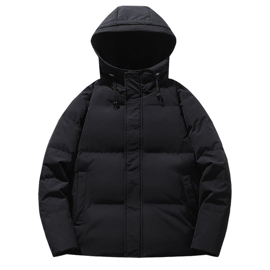 Herren Wattierte Kapuzen-Übergangsjacke mit Thermofüllung und hohem Stehkragen Nord Taschen