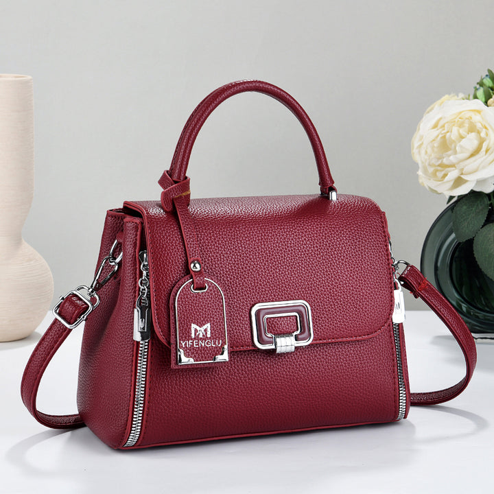 Damen elegante Handtasche mit strukturierten Oberflächen Nord Taschen