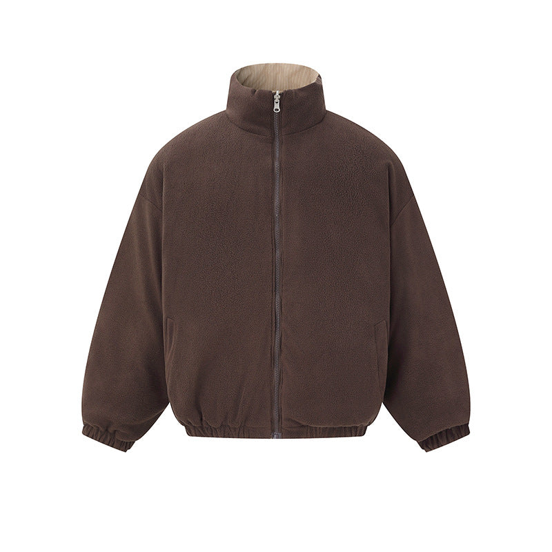Unisex Wendbare Boxy-Jacke mit gesteppter Außen- und Fleece-Innenseite Nord Taschen