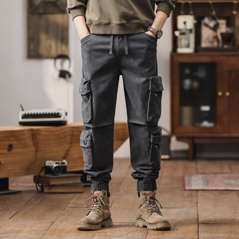 Herren Cargohose mit multifunktionalen Pattentaschen und elastischem Saum Nord Taschen